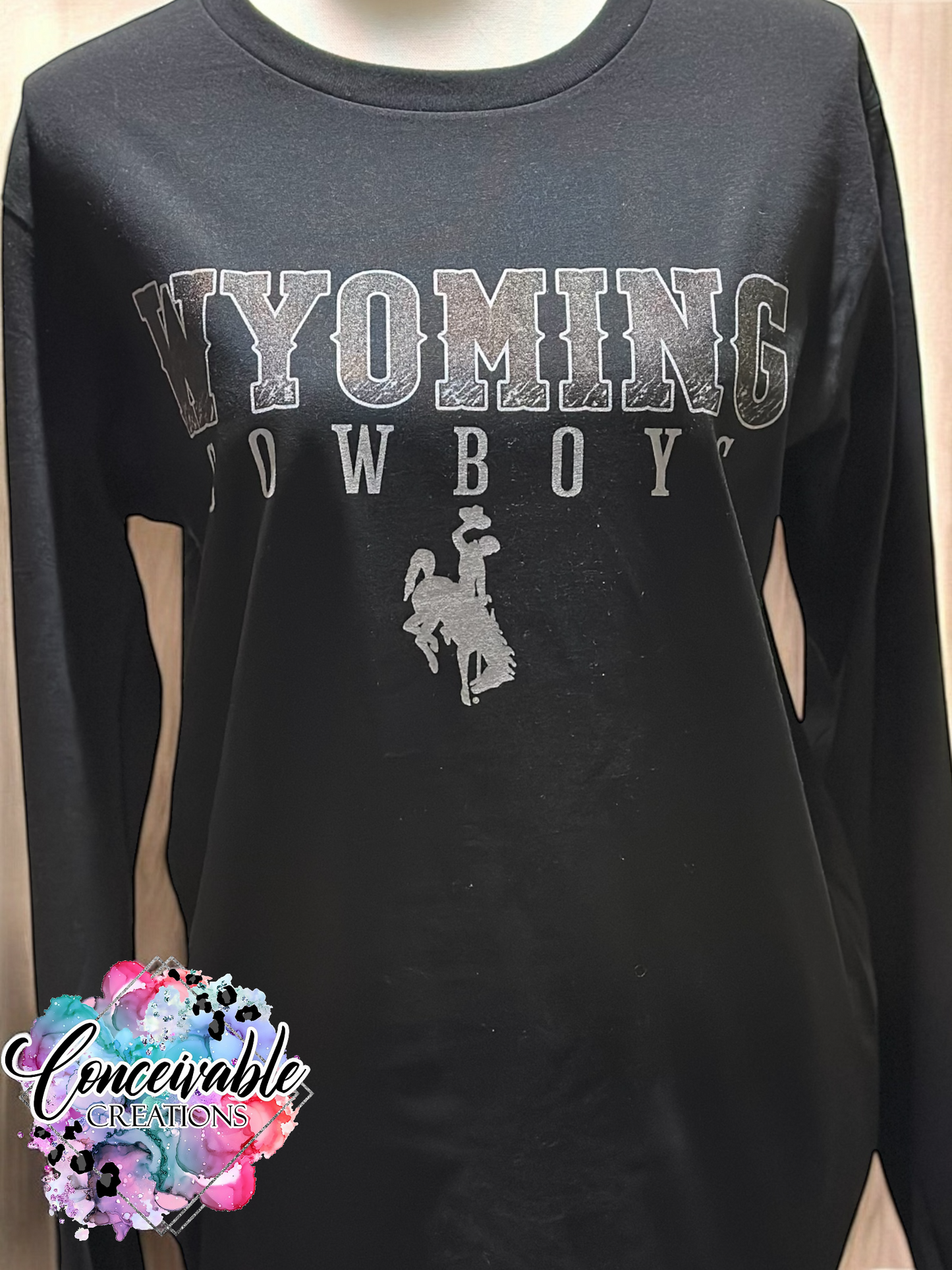 Wyoming Cowboys_Black/Gray