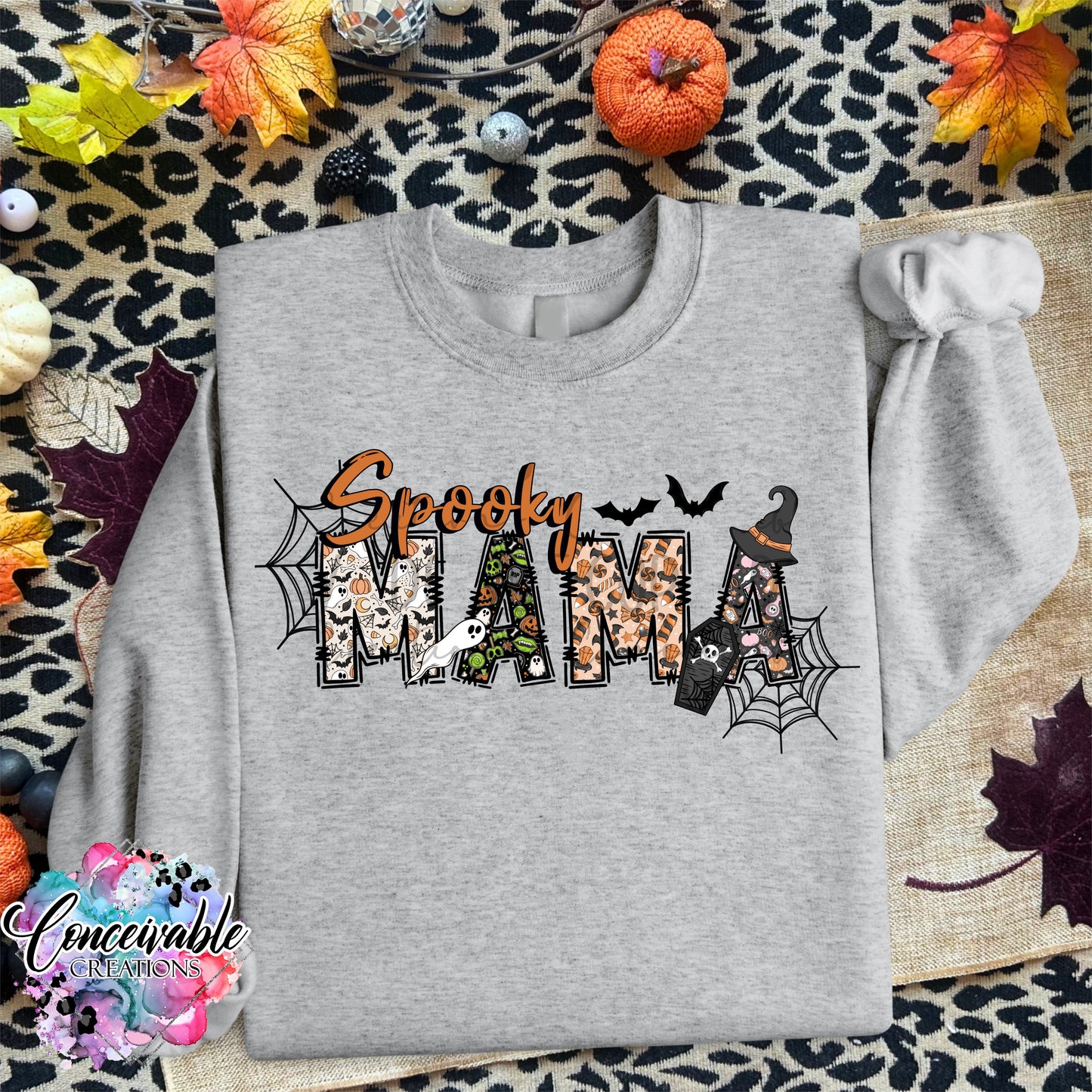 Spooky Mama Crewneck Fleece