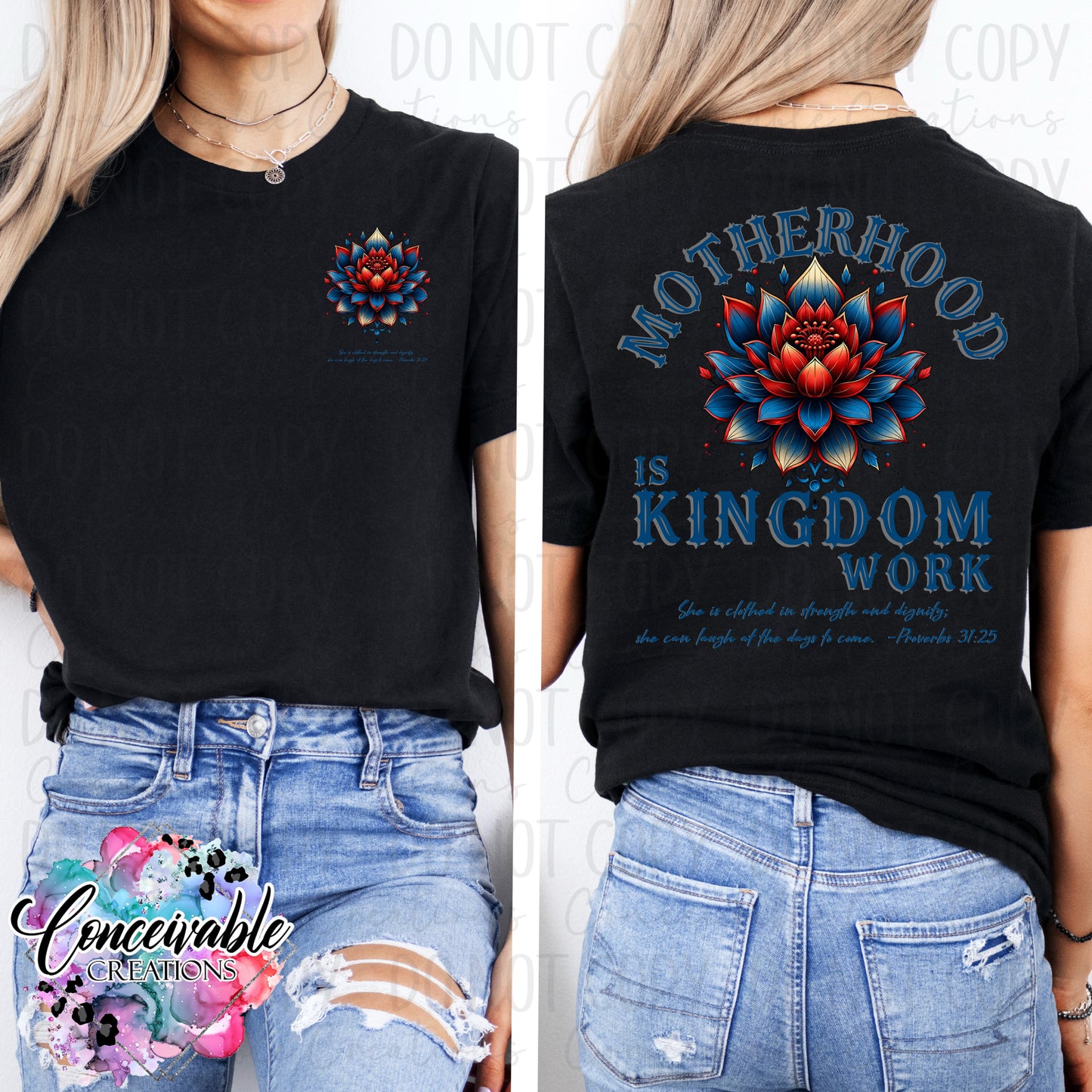 Motherhood Is Kingdom Work – Graphic Tee