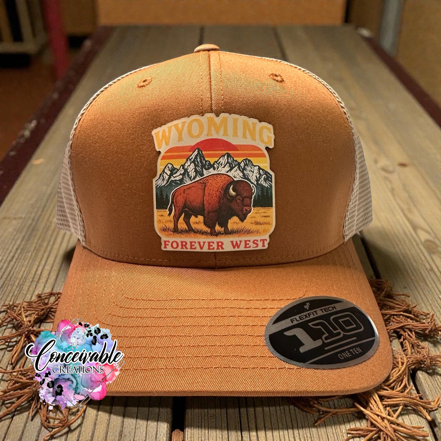 Wyoming Forever West Patch Hat – Classic Trucker Cap