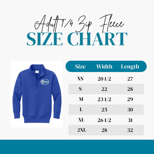 DCA- 1/4 Zip Fleece (Adult)