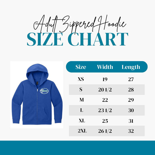 DCA- Zippered Hoodie (Adult)