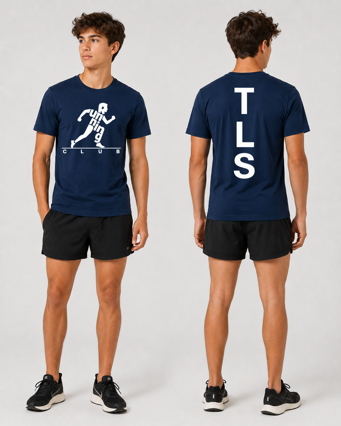 Trinity Lutheran School Running Club T-Shirt | Front & Back Print