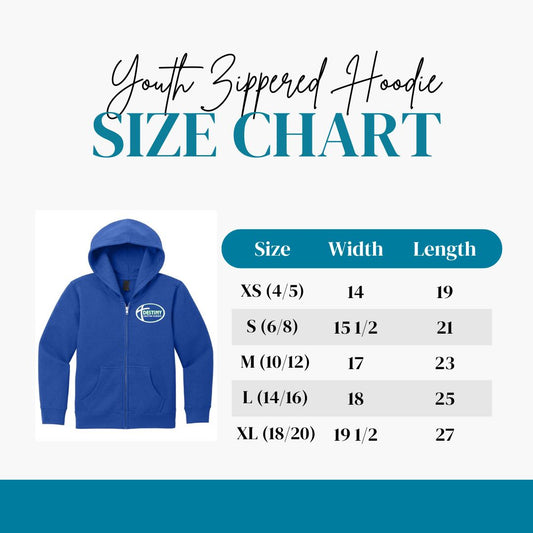 DCA- Zippered Hoodie (Youth)